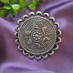 Load image into Gallery viewer, Ekani Saraf Brass Silver Adjustable Jumbo Finger Ring