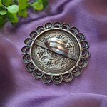 Load image into Gallery viewer, Ekani Saraf Brass Silver Adjustable Jumbo Finger Ring