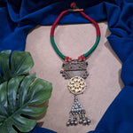 Load image into Gallery viewer, Ekani Amulya Handcrafted Brass Fusion Necklace