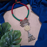 Load image into Gallery viewer, Ekani Amulya Handcrafted Brass Fusion Necklace