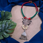 Load image into Gallery viewer, Ekani Amulya Handcrafted Brass Fusion Necklace