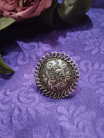 Load image into Gallery viewer, Ekani Chitai Work Brass Silver Necklace Combo Set