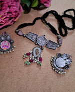 Load image into Gallery viewer, Ekani Adhyay Meenakari Handpainted Choker Set