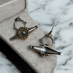 Load image into Gallery viewer, Ekani Ashima Brass Quirky Earrings