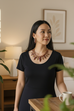 Load image into Gallery viewer, Ekani Firestone Royale Statement Necklace Set