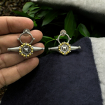 Load image into Gallery viewer, Ekani Ashima Brass Quirky Earrings