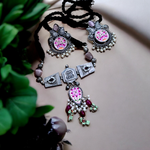 Load image into Gallery viewer, Ekani Adhyay Meenakari Handpainted Choker Set