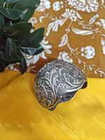 Load image into Gallery viewer, Ekani Chitai Art Lotus Bowl Design Inspired Brass Bala Bangle