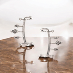 Load image into Gallery viewer, Ekani Cuffette Silver Look Alike Oxidised Earcuff