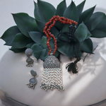 Load image into Gallery viewer, Ekani Sehar Brown Pearl Necklace With Earring