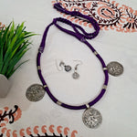 Load image into Gallery viewer, Ekani Tribal Shakti Coin Thread Necklace Set
