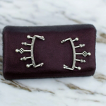 Load image into Gallery viewer, Ekani Cuffette Silver Look Alike Oxidised Earcuff