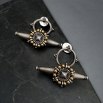 Load image into Gallery viewer, Ekani Ashima Brass Quirky Earrings