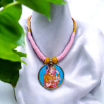 Load image into Gallery viewer, Ekani Varsha Brass Meenakari Fusion Necklace