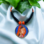 Load image into Gallery viewer, Ekani Mohini Brass Meenakari Fusion Necklace