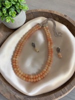 Load image into Gallery viewer, Ekani 2 Layer Printed Glass Beads Necklace Set