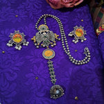 Load image into Gallery viewer, Ekani Prakriti Meenakari Handpainted Necklace Set