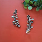 Load image into Gallery viewer, Ekani Parisha Quirky Silver Replica Brass Earcuff
