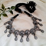 Load image into Gallery viewer, Ekani Kalinga Brass Made Black Polish Necklace For Women
