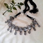 Load image into Gallery viewer, Ekani Kalinga Brass Made Black Polish Necklace For Women
