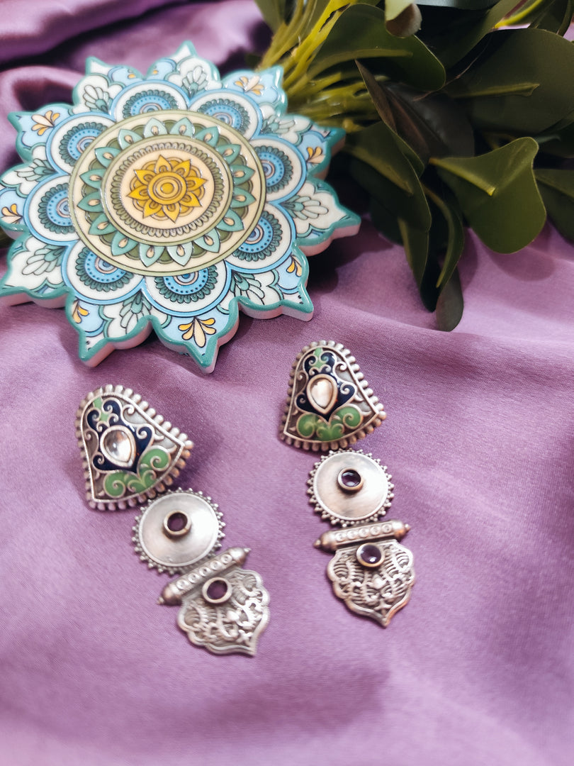 Ekani Apeksha Meenakari Earrings