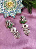 Load image into Gallery viewer, Ekani Apeksha Meenakari Earrings
