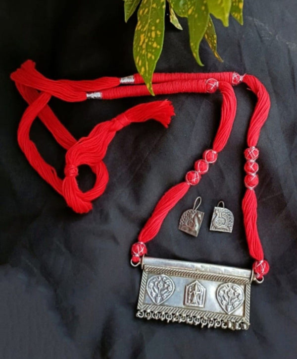 Ekani Tribal Theme Tabeez Necklace Set