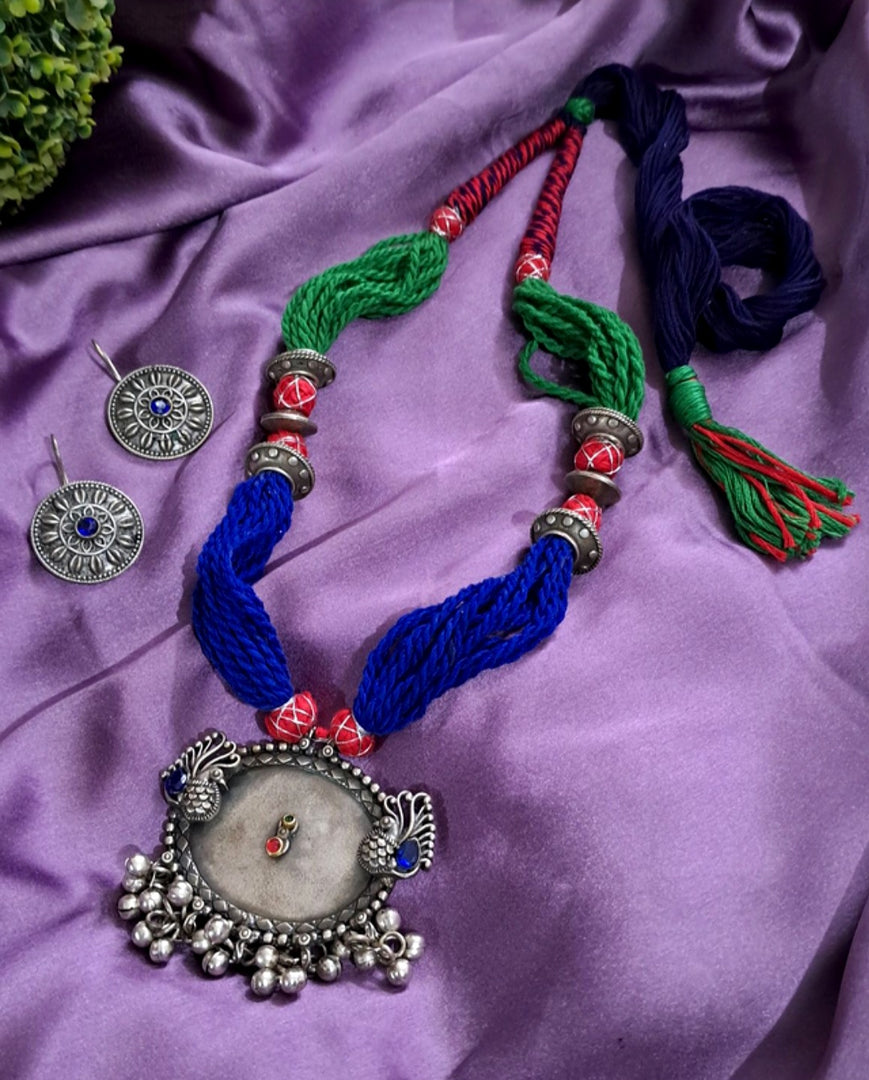 Ekani Handcrafted Tribal Statement Necklace Set