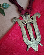 Load image into Gallery viewer, Ekani Maa Shakti  Dokra Brass Gold Polish Necklace

