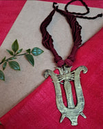 Load image into Gallery viewer, Ekani Maa Shakti  Dokra Brass Gold Polish Necklace
