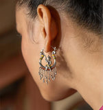 Load image into Gallery viewer, Ekani Meenakari Whimsical Boat Rowing Earrings
