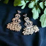 Load image into Gallery viewer, Ekani Sayali Alloy Silver Brass Made Dangler Earrings
