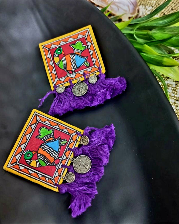 Ekani Mayuri Handmade Quirky Earrings For Women