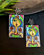 Load image into Gallery viewer, Ekani Mrinalini Handmade Quirky Earrings For Women
