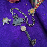 Load image into Gallery viewer, Ekani Prakriti Meenakari Handpainted Necklace Set

