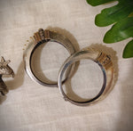 Load image into Gallery viewer, Ekani Dual Tone Brass Unisex Openable Tribal Kadas Pair
