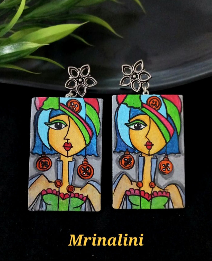 Ekani Mrinalini Handmade Quirky Earrings For Women