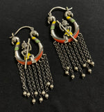 Load image into Gallery viewer, Ekani Meenakari Whimsical Boat Rowing Earrings
