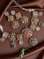 Load image into Gallery viewer, Ekani Sabyasachi Inspired Elizabeth Autumn Necklace with Earrings
