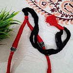 Load image into Gallery viewer, Ekani Bhadra Brass Coin Red Thread Necklace Set
